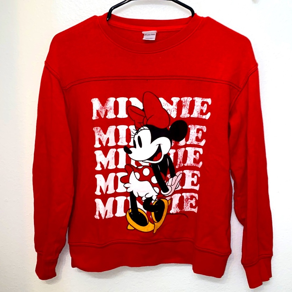 Disney sweatshirt in red size XSmall.